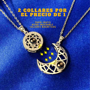 COLLAR SOL Y LUNA/ PROYECTA TE AMO EN 100 IDIOMAS❤️